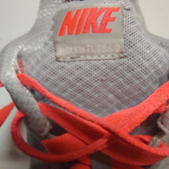 Nike Relentless2 Womans 7.5 Sneaker Running Shoe Pink Gray Logo light weight - Picture 4 of 12